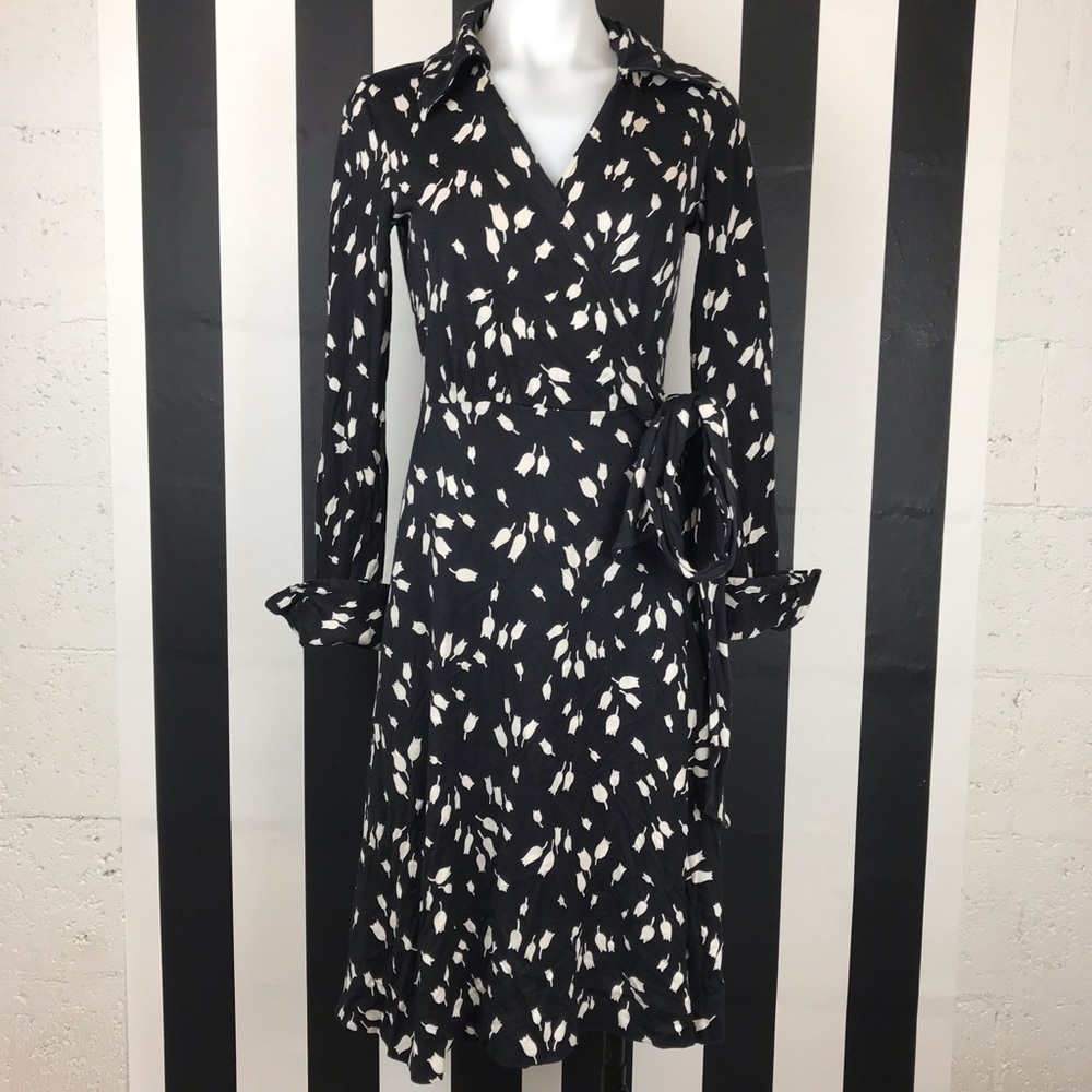 Diane Von Furstenberg Vintage Tulip Wrap Dress